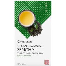 Clearspring BIO Japānas zaļā tēja Sencha, 20pac./36g